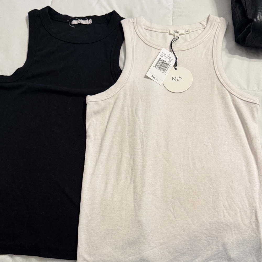 Women's Sleeveless Tops lot - Black and White